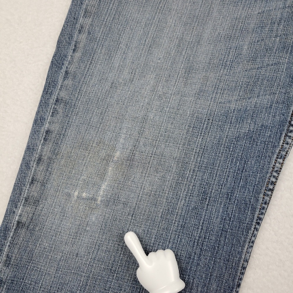 Levis 550 Relaxed Jeans Mens 40 x 32 Measures 37 x 30 Blue 100% Cotton Distress - Picture 6 of 13